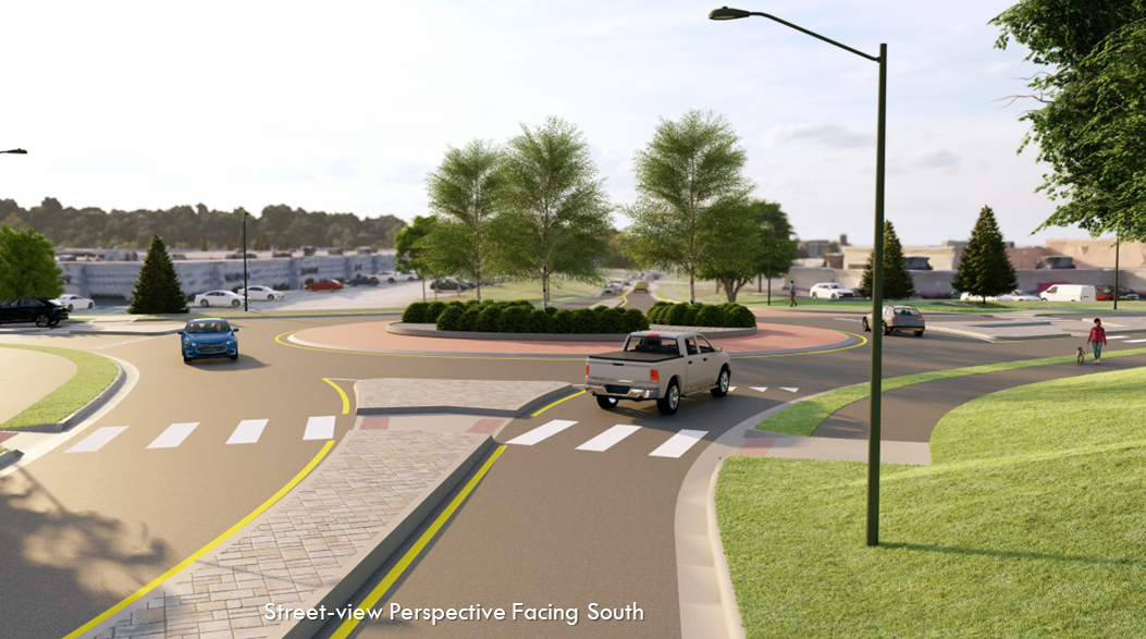 Future Roundabout - Looking South
