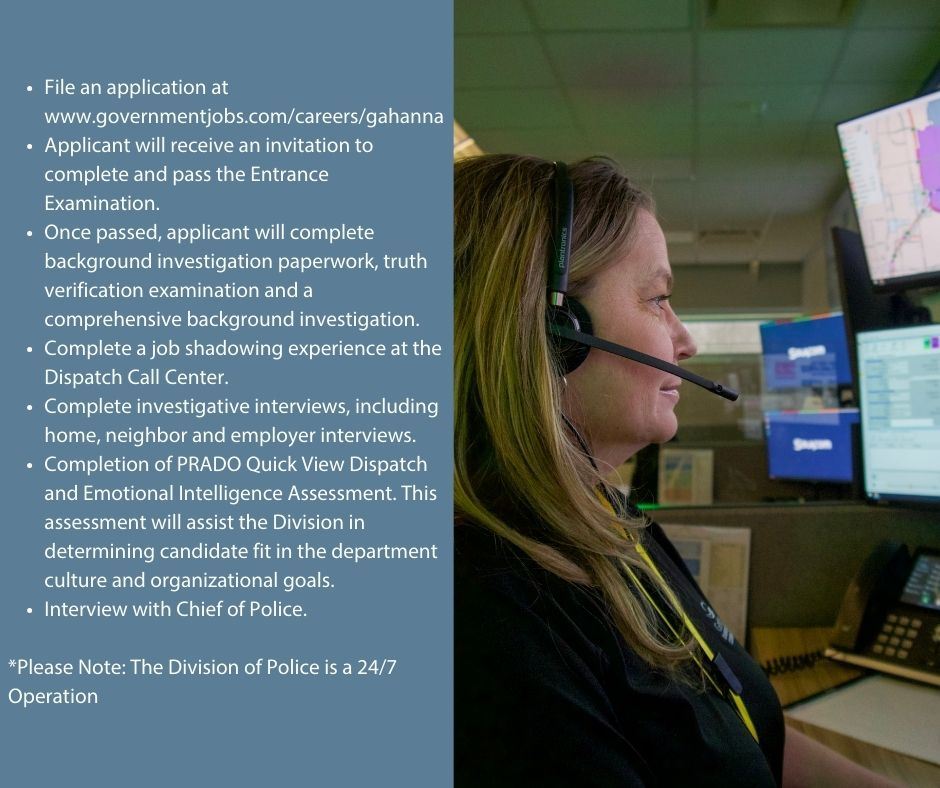 Comms Tech/Dispatcher Hiring Process
