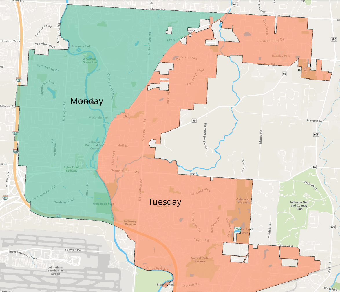 Waste Collection Map