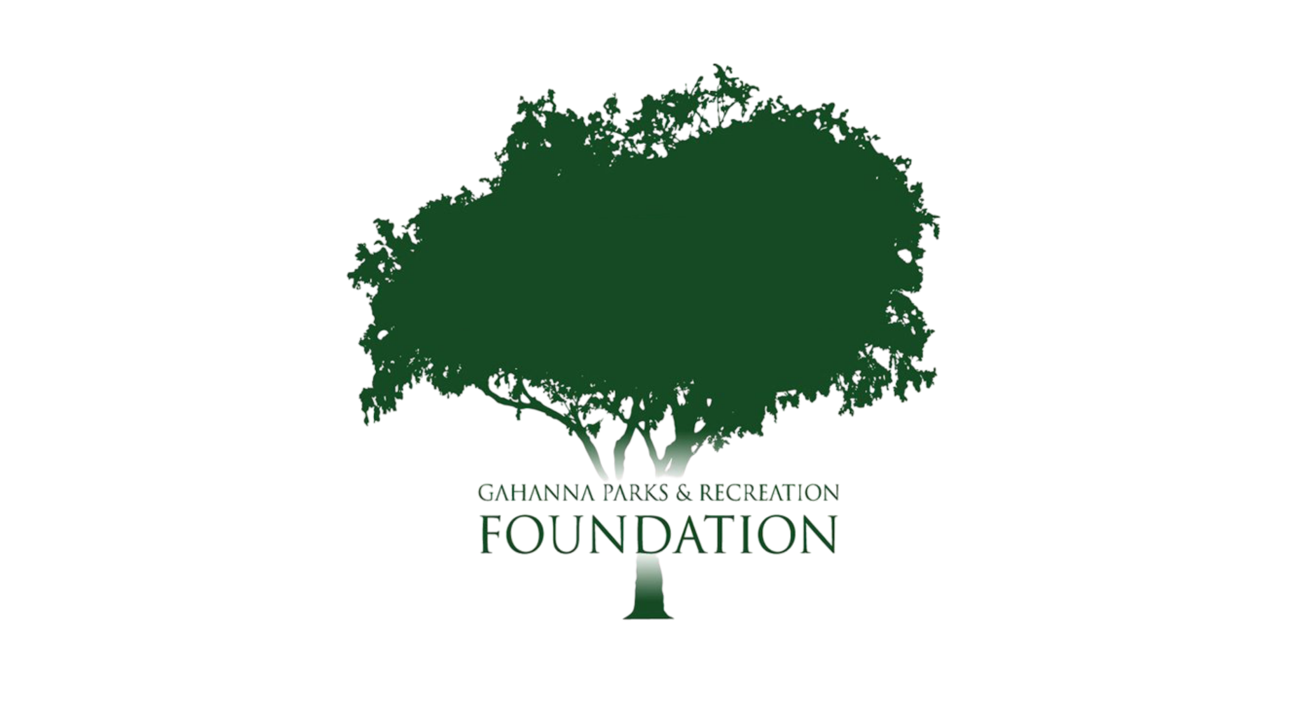 Green Tree with text Gahanna Parks and Rec Foundation